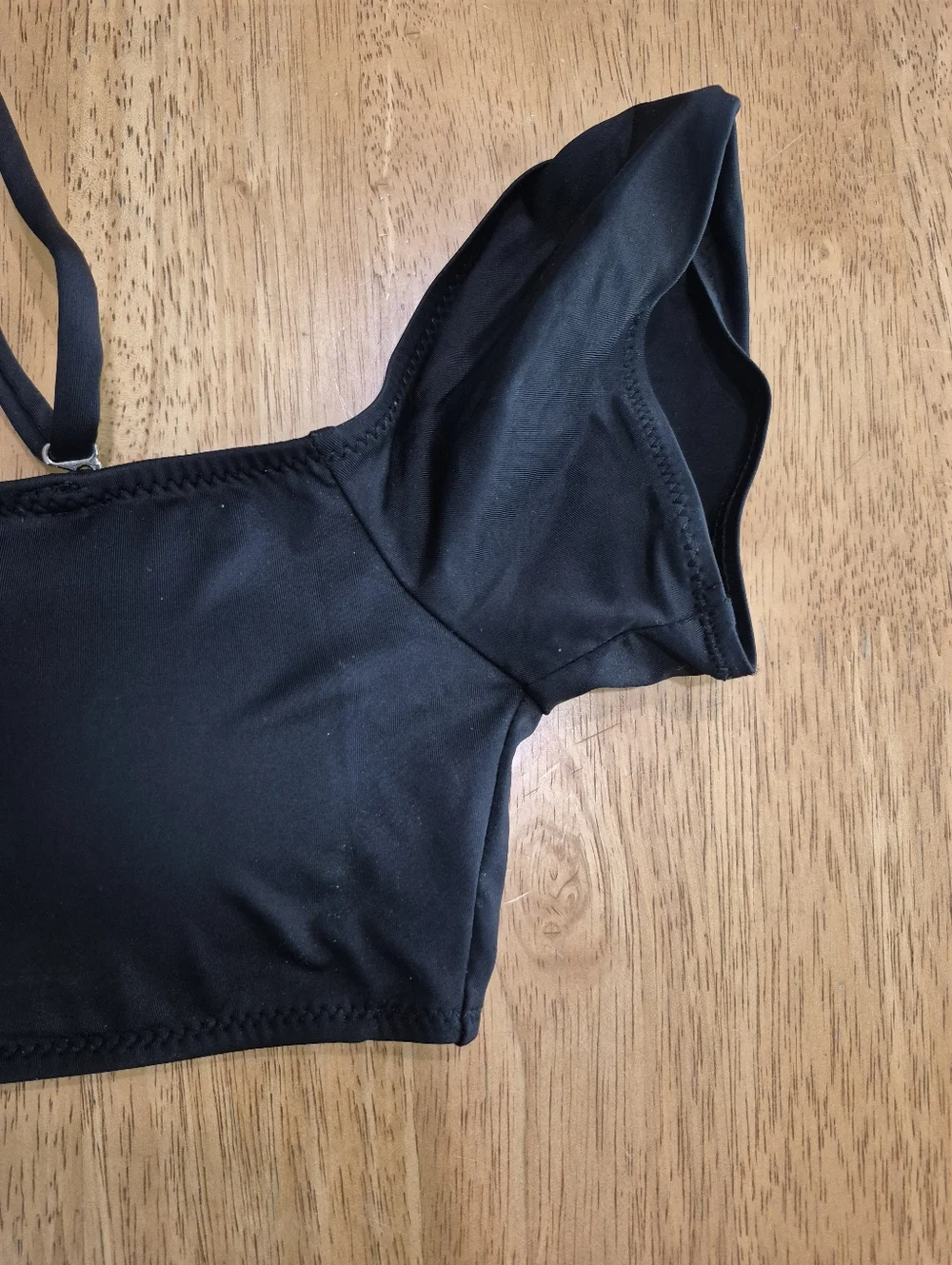 NWOT Sunny Co Ari Black Halter Bikini Top